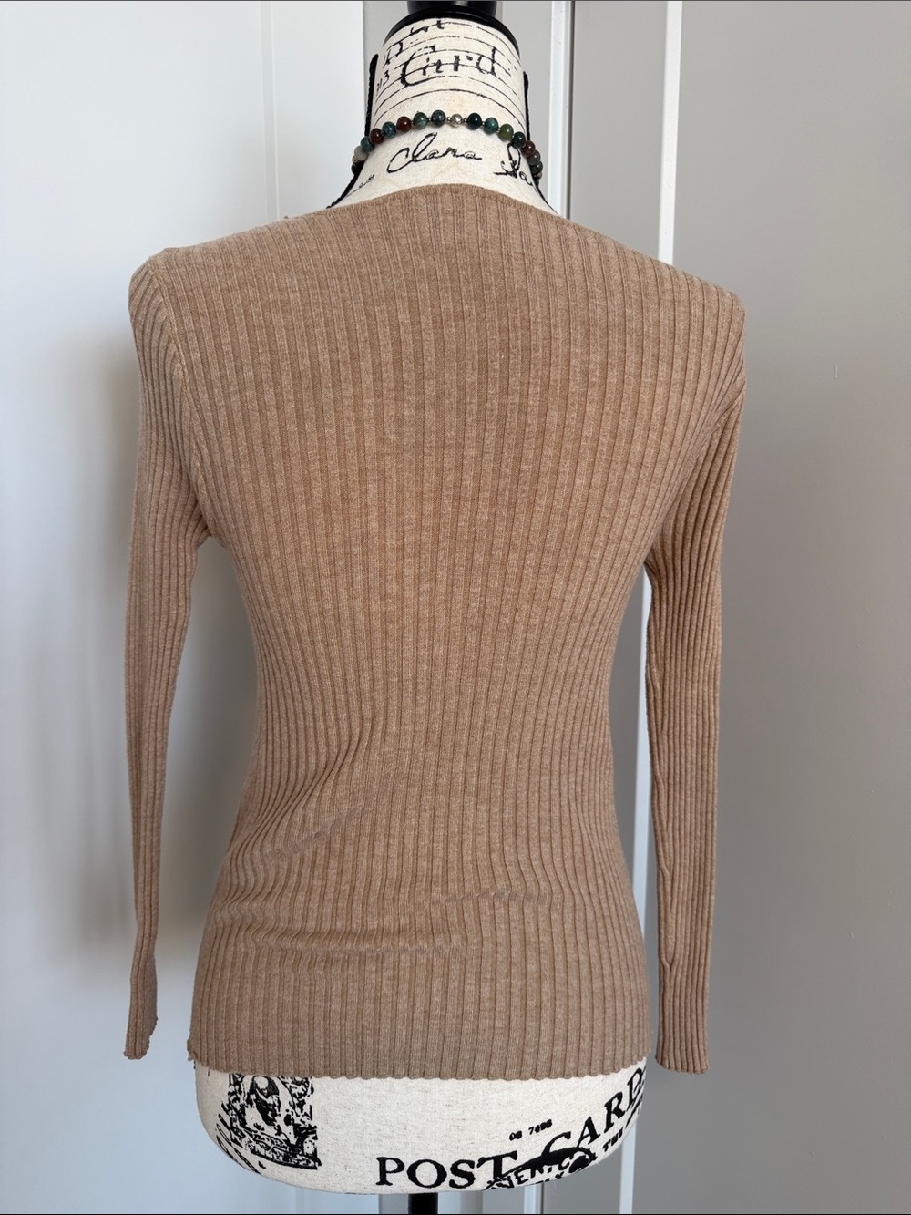 Ribbed Cross-Front Top - Picture 2 of 4